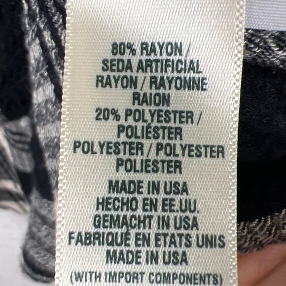 Anthropologie Flannel Shirt Black Off White Plaid Size S Fall Winter Layering - Picture 8 of 9